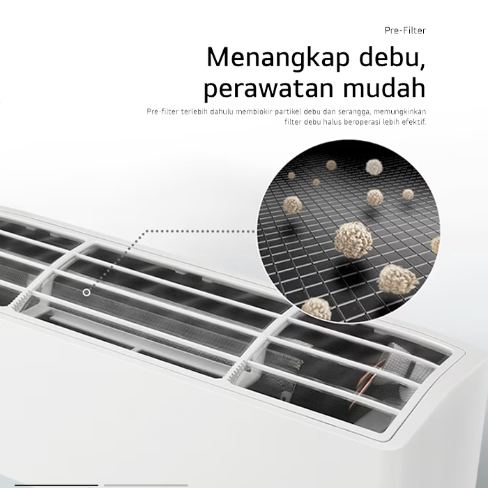 LG AC Split 1 PK Dualcool Inverter New Terminator Premium - K09NVB